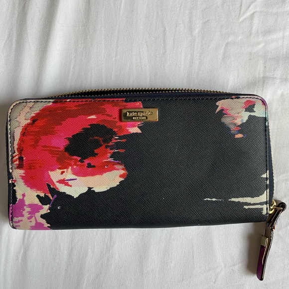 kate spade Handbags - Kate Spade Abstract Floral Wallet